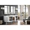 James Martin Vanities Athens 72in Double Vanity, Glossy White w/ 3 CM Carrara White Top E645-V72-GW-3CAR - alternate 4